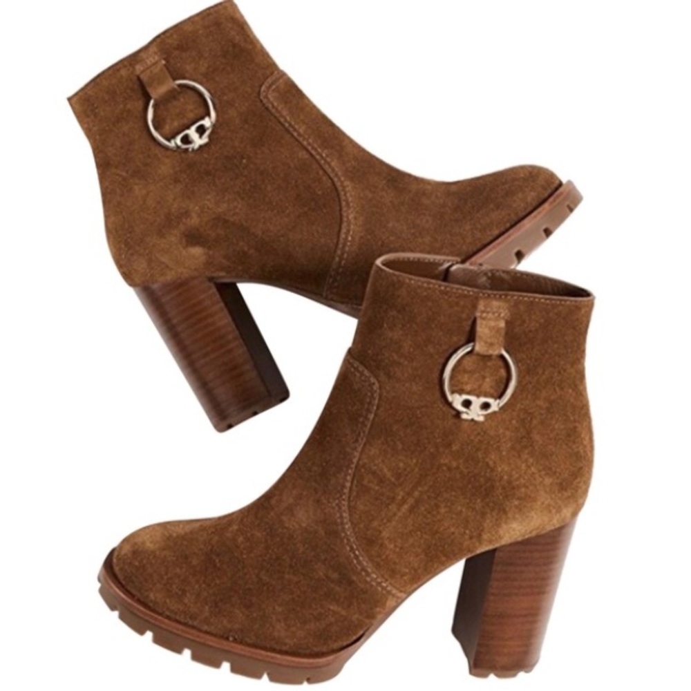 NWT Tory Burch Sophia 85mm Lug Sole Booties